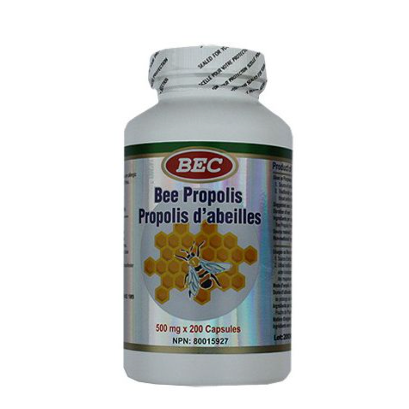 BEC 70% Bee Propolis-500mg - 200capsules