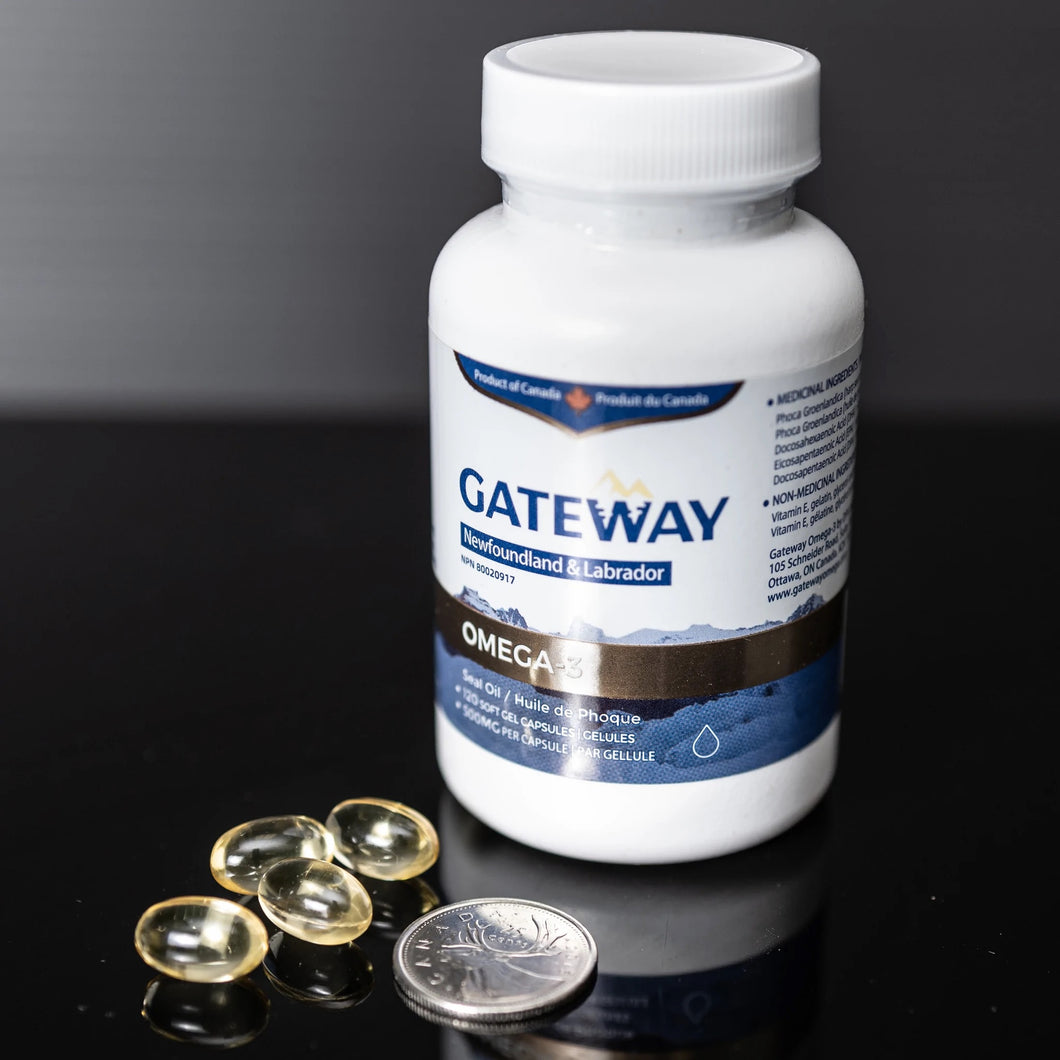 Gateway Seal Oil Omega-3 500mg 120 Softgels